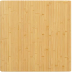 Vidaxl - Piano del Tavolo, Vassoi da tavola Rettangolare 80x80x4 cm in Bambù