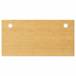 Tavolo Scrivania per Computer, Piano Scrivania 80x40x1, 5 cm in Bambù Vidaxl