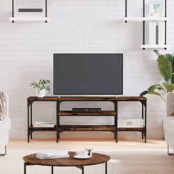 Questo mobile porta TV industriale è un'aggiunta sia pratica che accattivante per i vostri interni. Materiale robusto: Il leg ...