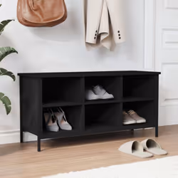 Tenete le vostre scarpe al riparo dalla polvere e dal disordine per creare un ambiente ordinato con la scarpiera! Materiale r ...