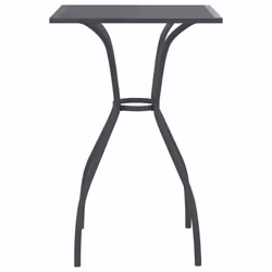 Tavolo da Giardino Antracite 50x50x72 cm Rete d'Acciaiocod mxl 126359 - Vista aggiuntiva 3