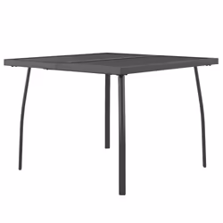 Tavolo da Giardino Antracite 100x100x72 cm Rete d'Acciaiocod mxl 126363 - Vista aggiuntiva 2