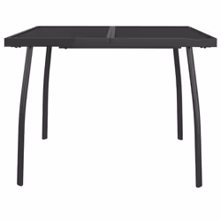 Tavolo da Giardino Antracite 100x100x72 cm Rete d'Acciaiocod mxl 126363 - Vista aggiuntiva 3