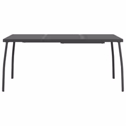 Tavolo da Giardino Antracite 165x80x72 cm Rete d'Acciaiocod mxl 78440 - Vista aggiuntiva 3