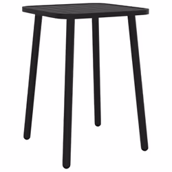 Tavolo da Giardino Antracite 50x50x71 cm Acciaiocod mxl 78443 - Vista aggiuntiva 2
