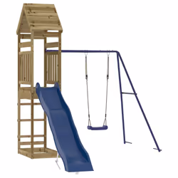 Set da Gioco da Esterno in Legno di Pino Impregnatocod mxl 102638 - Vista aggiuntiva 3