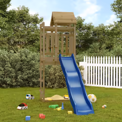 Volete dare ai vostri figli la libertà di giocare a casa? Questo set da gioco per esterni in legno trasforma il vostro cortil ...