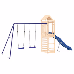 Set da Gioco da Esterno in Legno Massello di Pinocod mxl 78712 - Vista aggiuntiva 2