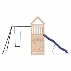 Set da Gioco da Esterno in Legno Massello di Pinocod mxl 126643 - Vista aggiuntiva 3