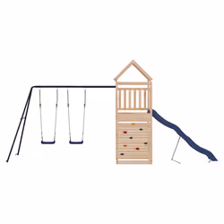 Set da Gioco da Esterno in Legno Massello di Pinocod mxl 78669 - Vista aggiuntiva 3