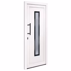 Porta Ingresso Bianca 88x200 cm in PVCcod mxl 94059 - Vista aggiuntiva 2