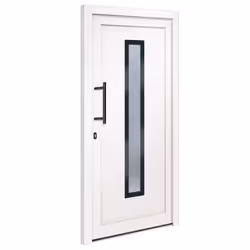 Porta Ingresso Bianca 98x200 cm in PVCcod mxl 70047 - Vista aggiuntiva 2