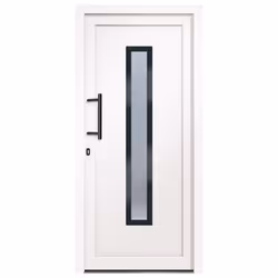 Porta Ingresso Bianca 98x208 cm in PVCcod mxl 94060 - Vista aggiuntiva 3