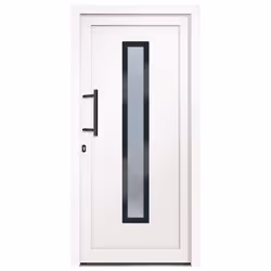 Porta Ingresso Bianca 108x200 cm in PVCcod mxl 70048 - Vista aggiuntiva 3