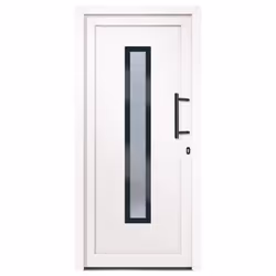Porta Ingresso Bianca 98x208 cm in PVCcod mxl 94061 - Vista aggiuntiva 3