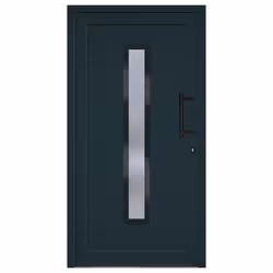 Porta Ingresso Antracite 108x200 cm in PVCcod mxl 118003 - Vista aggiuntiva 3