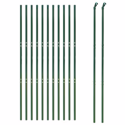 Recinzione Metallica Verde 1,6x25 m in Acciaio Zincatocod mxl 109932 - Vista aggiuntiva 3
