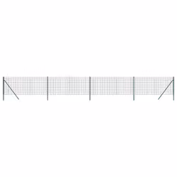 Recinzione Metallica Verde 1x10 m in Acciaio Zincatocod mxl 103637 - Vista aggiuntiva 2