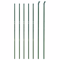 Recinzione Metallica Verde 2x10 m in Acciaio Zincatocod mxl 128588 - Vista aggiuntiva 3