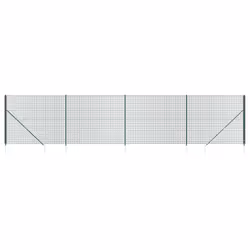 Recinzione Metallica con Picchetti Ancoraggio Verde 2,2x10 mcod mxl 133918 - Vista aggiuntiva 2
