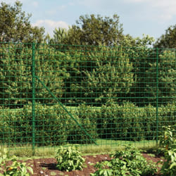 Vidaxl - Recinzione Metallica con Picchetti Ancoraggio Verde 1,8x10 m