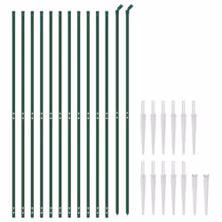 Recinzione Metallica con Picchetti Ancoraggio Verde 2,2x25 mcod mxl 129412 - Vista aggiuntiva 3
