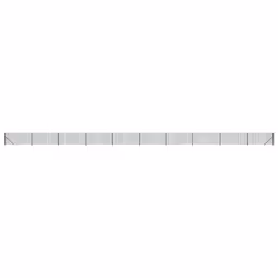 Recinzione Metallica con Flangia Verde 1x25 mcod mxl 92169 - Vista aggiuntiva 2