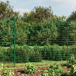 Vidaxl - Recinzione Metallica con Flangia Verde 2x10 m 1568