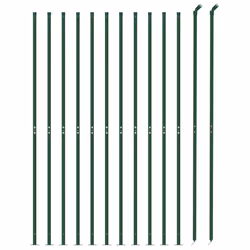 Recinzione Metallica con Flangia Verde 2x25 mcod mxl 119087 - Vista aggiuntiva 3