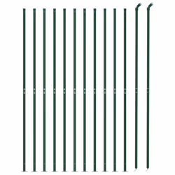 Recinzione Metallica con Flangia Verde 1x25 mcod mxl 71228 - Vista aggiuntiva 3