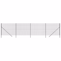 Recinzione Metallica Antracite 2x10 m in Acciaio Zincatocod mxl 81601 - Vista aggiuntiva 2
