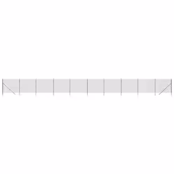 Recinzione Metallica Antracite 1,8x25 m in Acciaio Zincatocod mxl 127492 - Vista aggiuntiva 2