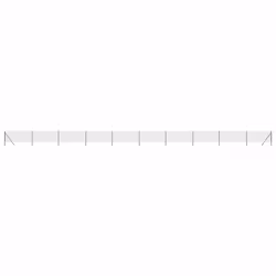 Recinzione Metallica Antracite 0,8x25 m in Acciaio Zincatocod mxl 126919 - Vista aggiuntiva 2