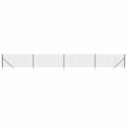 Recinzione Metallica con Picchetti Ancoraggio Antracite 0,8x10mcod mxl 129208 - Vista aggiuntiva 2