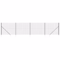 Recinzione Metallica con Picchetti Ancoraggio Antracite 1,6x10mcod mxl 79873 - Vista aggiuntiva 2