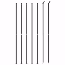 Recinzione Metallica con Flangia Antracite 1,8x10 mcod mxl 134725 - Vista aggiuntiva 3
