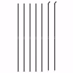 Recinzione Metallica con Flangia Antracite 2x10 mcod mxl 110706 - Vista aggiuntiva 3
