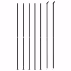 Recinzione Metallica con Flangia Antracite 2,2x10 mcod mxl 86720 - Vista aggiuntiva 3