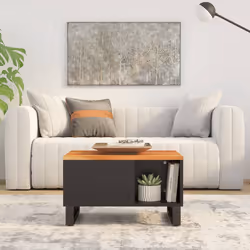 Tavolino da Salotto 60x50x35 cm in Legno Massello di Acaciacod mxl 80557