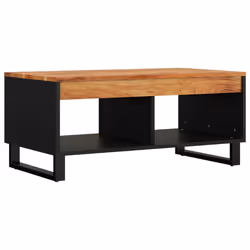 Tavolino da Salotto 90x50x40 cm in Legno Massello di Acaciacod mxl 80511
