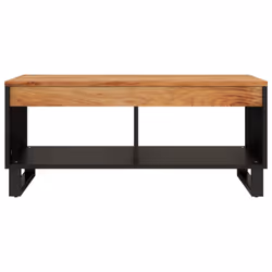 Tavolino da Salotto 90x50x40 cm in Legno Massello di Acaciacod mxl 80511