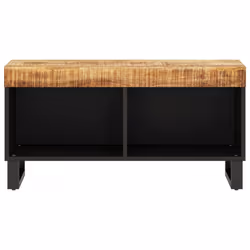 Mobile Porta TV 85x33x43,5 cm in Legno Massello di Mangocod mxl 79615 - Vista aggiuntiva 3