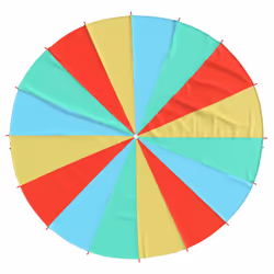 Paracadute da Gioco per Bambini Ø6 m in Tessutocod mxl 120909 - Vista aggiuntiva 2