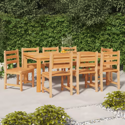 VidaXL 3157176 sedia da esterno Terrazzo Teak