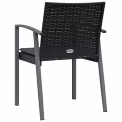 VidaXL 364096 sedia da esterno Terrazzo Seduta imbottita Poliestere Grigio - Vista aggiuntiva 6