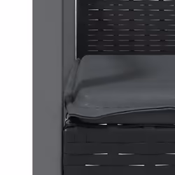 VidaXL 364096 sedia da esterno Terrazzo Seduta imbottita Poliestere Grigio - Vista aggiuntiva 7