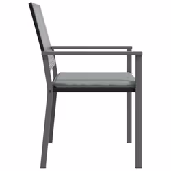 VidaXL 364097 sedia da esterno Terrazzo Seduta imbottita Poliestere Grigio - Vista aggiuntiva 5