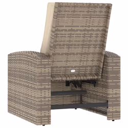 VidaXL 364103 sedia da esterno Terrazzo Seduta imbottita Poliestere Beige - Vista aggiuntiva 5