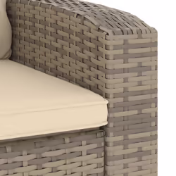 VidaXL 364103 sedia da esterno Terrazzo Seduta imbottita Poliestere Beige - Vista aggiuntiva 7