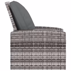 VidaXL 364104 sedia da esterno Terrazzo Seduta imbottita Poliestere Antracite - Vista aggiuntiva 4